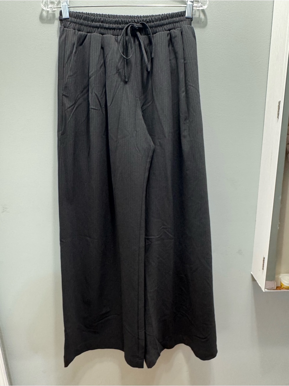 Cotton On Black Wide-Leg Drawstring Pants